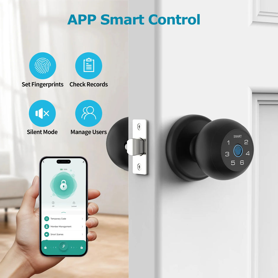 Viladepot Smart Lock Fingerprint Door Lock App