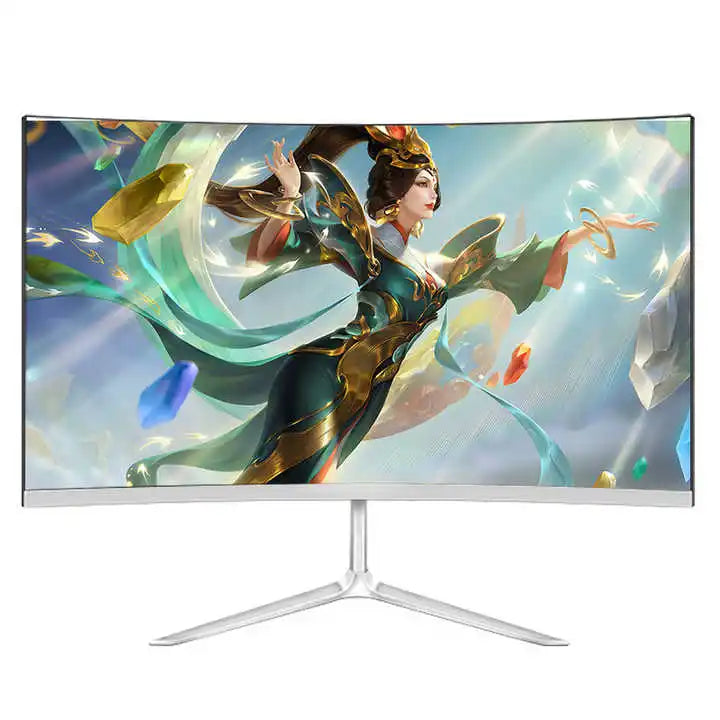 24 Inch Frameless Curved Screen 144HZ PC Computer  For Home Gaming