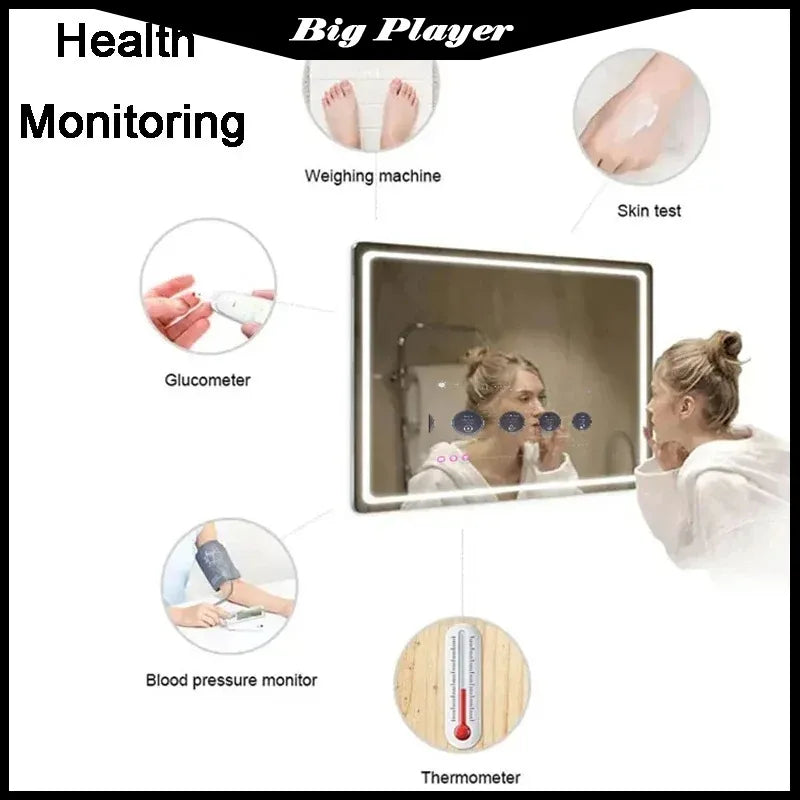 Tv With Touch Screen Bluetooth Customized Size Mirror Smart Magic