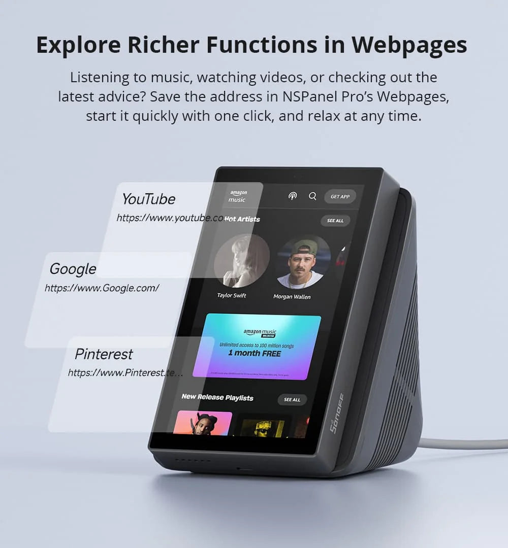 SONOFF NSPanel Pro 120/86 Smart Home Control Panel