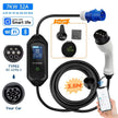 Type2 IEC62196-2 Portable EV Charger 7KW 32A