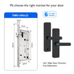 Bluetooth TTLock App Fingerprint Door Lock Code Card Key