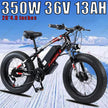 AKEZ 350W Motor Electric Bike 36V13AH Lithium battery E-bicycle