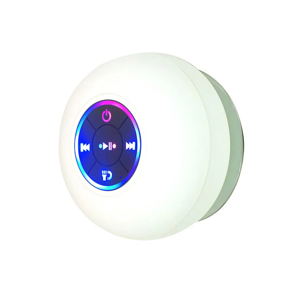 Hot New Bathroom Waterproof Wireless LED Bluetooth Speaker