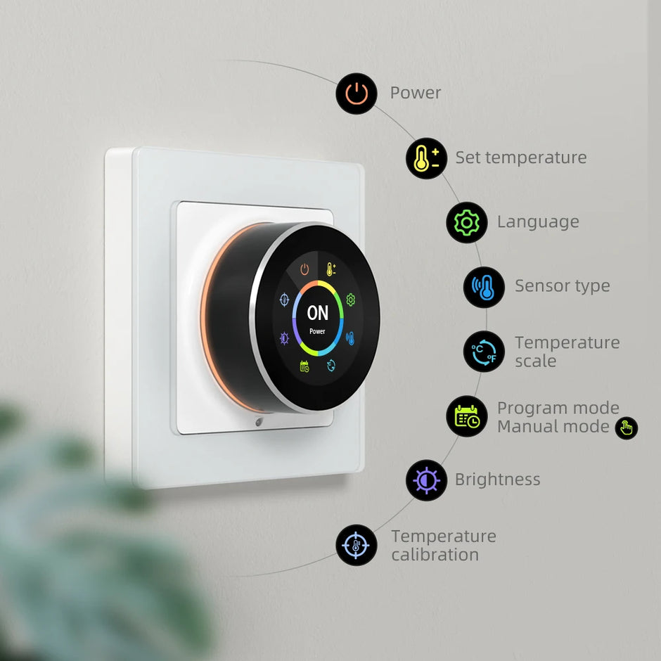 AVATTO Tuya WiFi Smart Knob Thermostat Temperature Controller