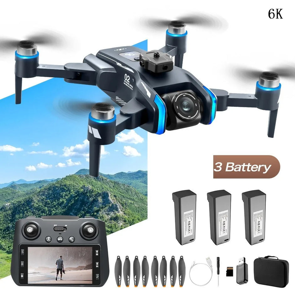 8K Brushless Obstacle Avoidance WIFI FPV RC Drone 8K Aerial Camera