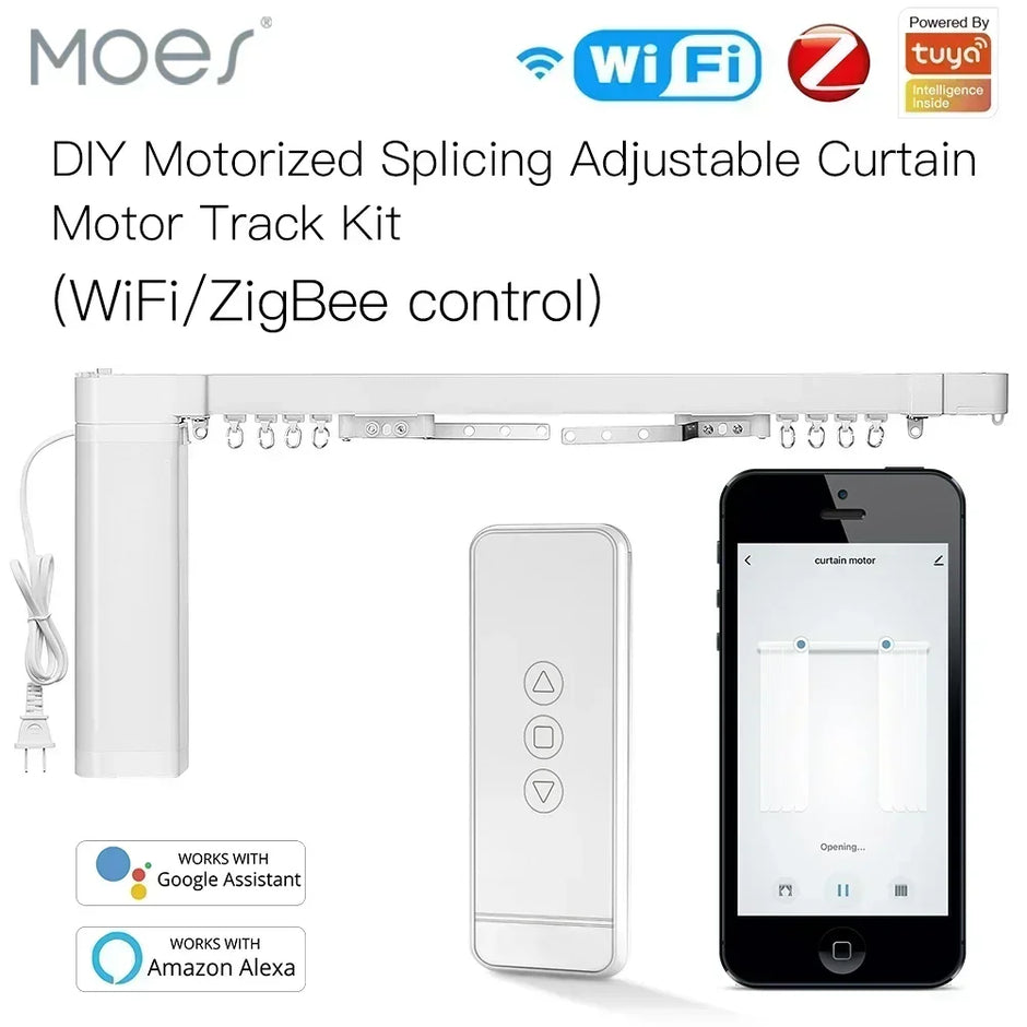 MOES WiFi/ZigBee Electric Curtain Motor