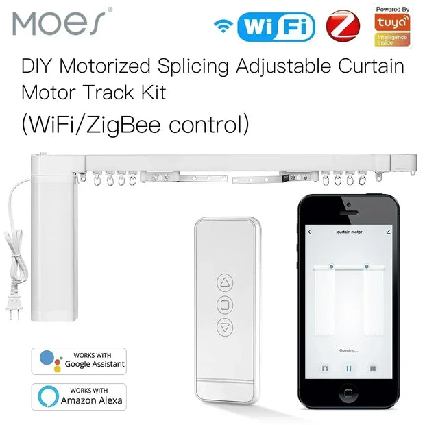 MOES WiFi/ZigBee Electric Curtain Motor