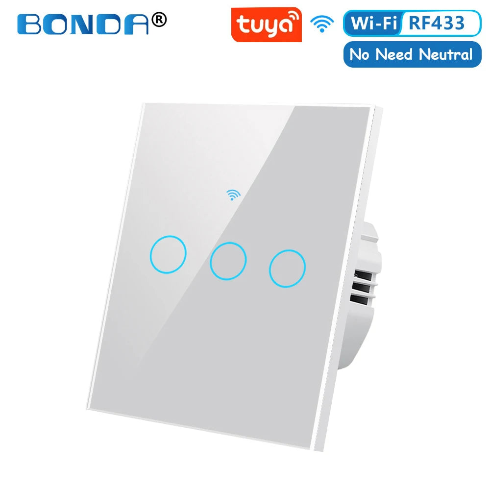 BONDA Smart Switch Wifi RF433 No Neutral
