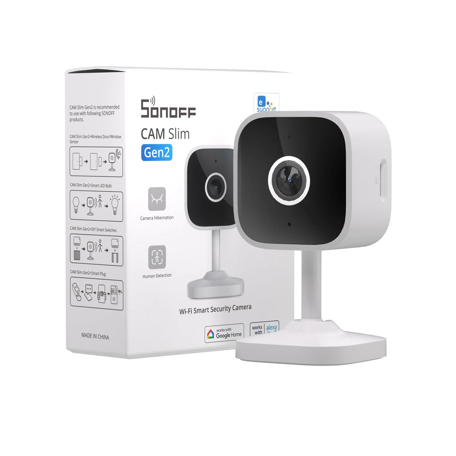 SONOFF CAM Slim Gen2 WiFi Smart Home Security Camera 1080P HD Motion Detection