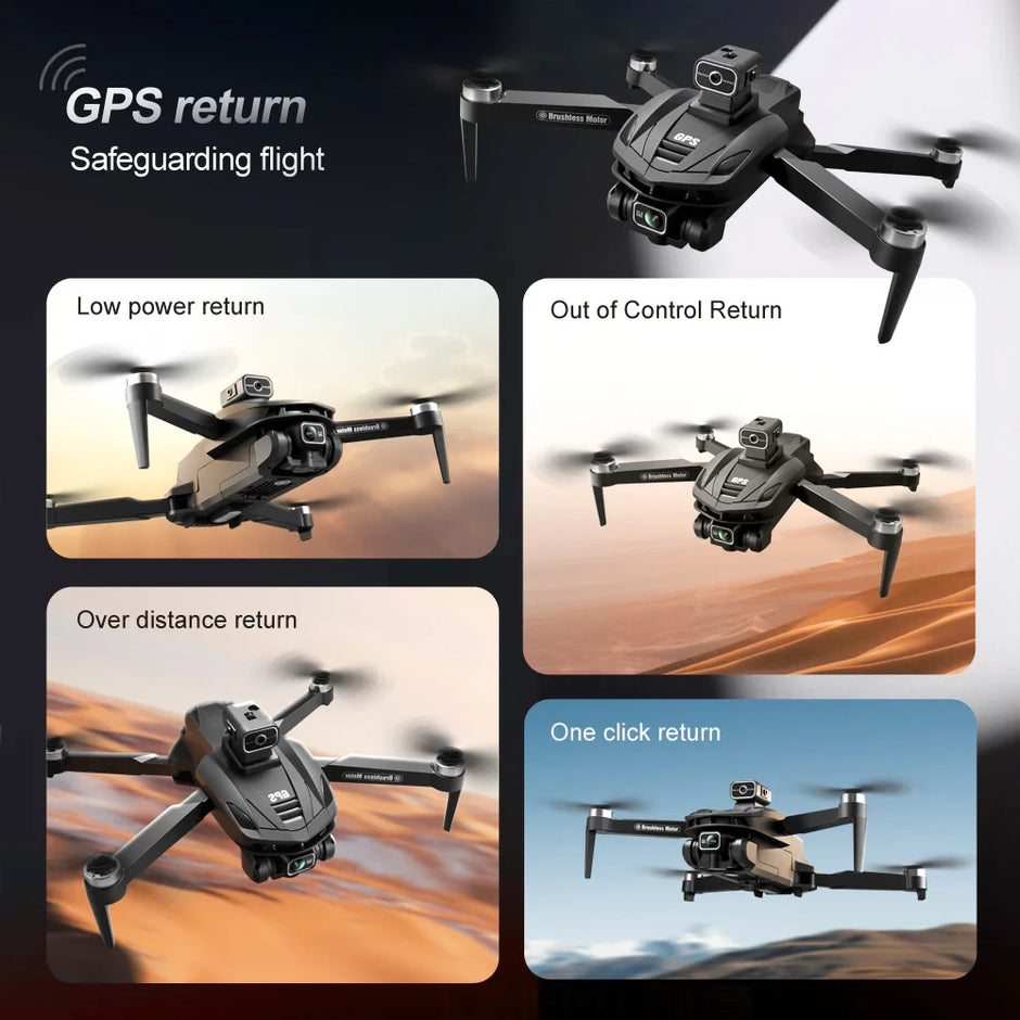 V168 PRO Drone 8K 5G GPS Professional HD Aerial Photography Dual Camera