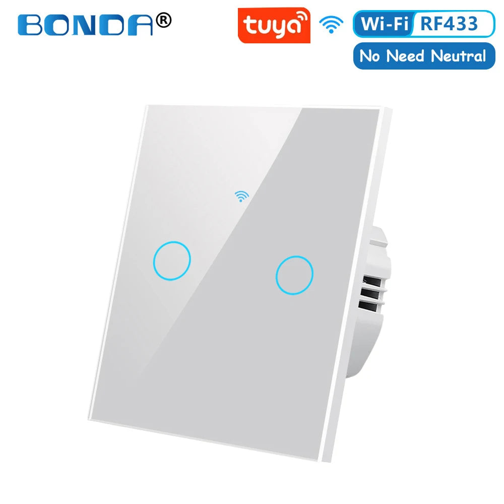 BONDA Smart Switch Wifi RF433 No Neutral