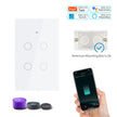 Tuya Smart Switches US Neutral Wire/No Neutral Wire Required 1/2/3/4 Gang