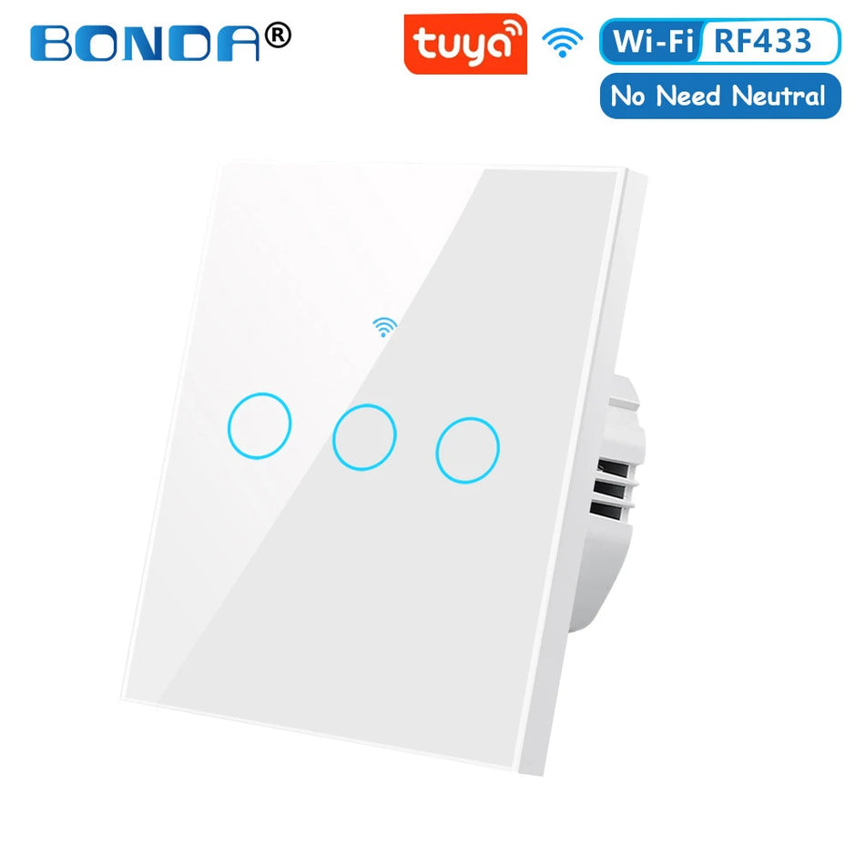 BONDA Smart Switch Wifi RF433 No Neutral