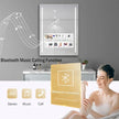Customized Defogger Rectangle Bathroom Led Light Smart Mirror Tv Touch Screen