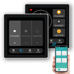 FUERS 4 Inch Touch Screen Multi-functional Smart Wall Switch