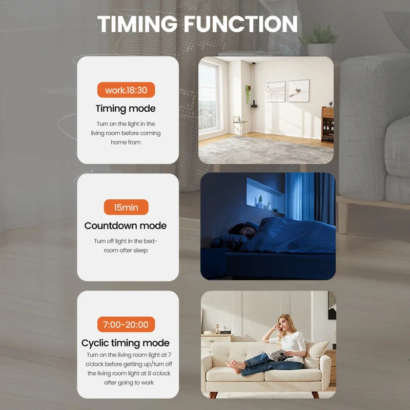 TUYA WIFI LCD Screen Smart Circuit Breaker