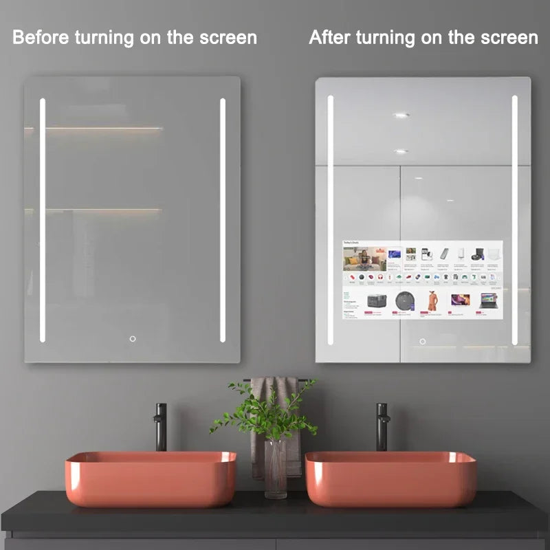 smart mirrors, with touch TV, Android windows