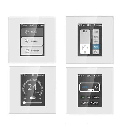 Lanbon L8 Luxury Smart Dimmer Switch - LCD Touch Panel for Tuya, Smart Life & Apple HomeKit