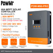 PowMr MPPT 100A 80A Solar Charge Controller Solar Panels