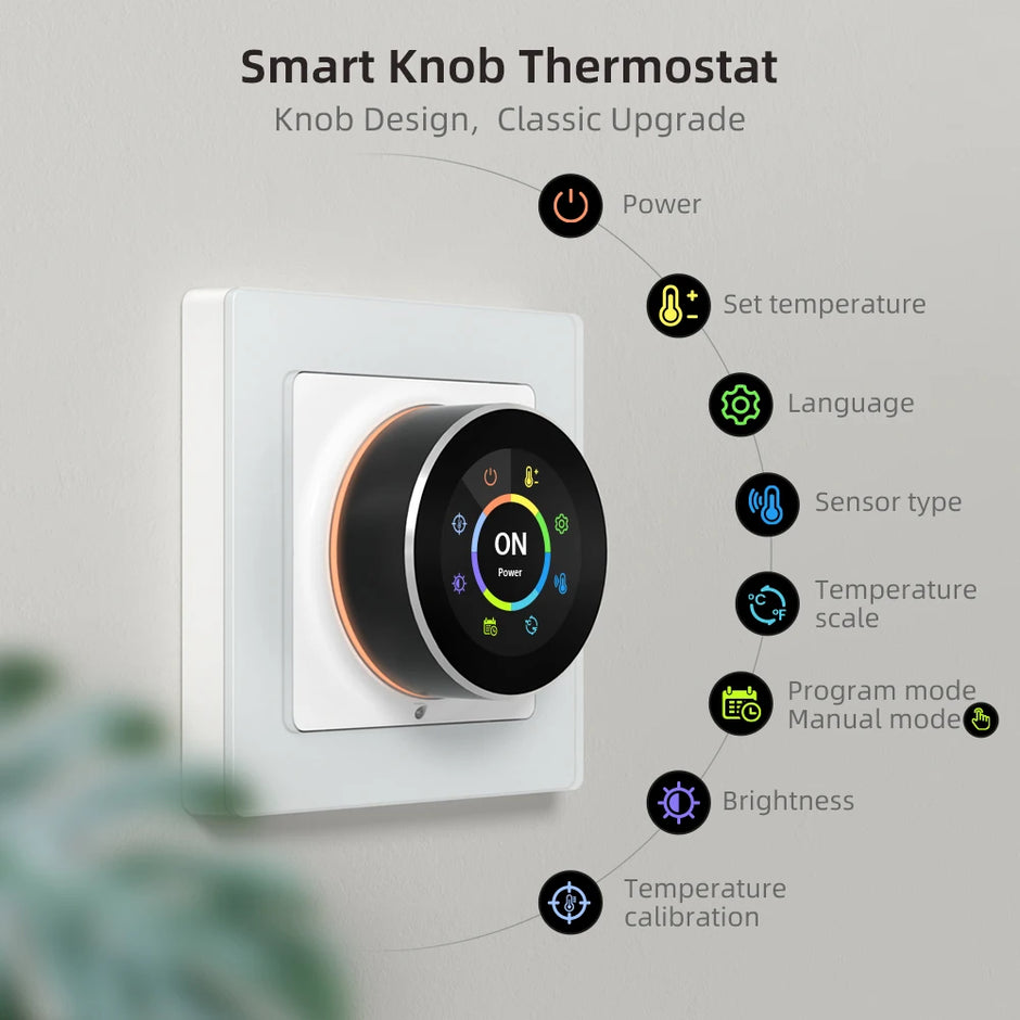 AVATTO Tuya WiFi Smart Knob Thermostat