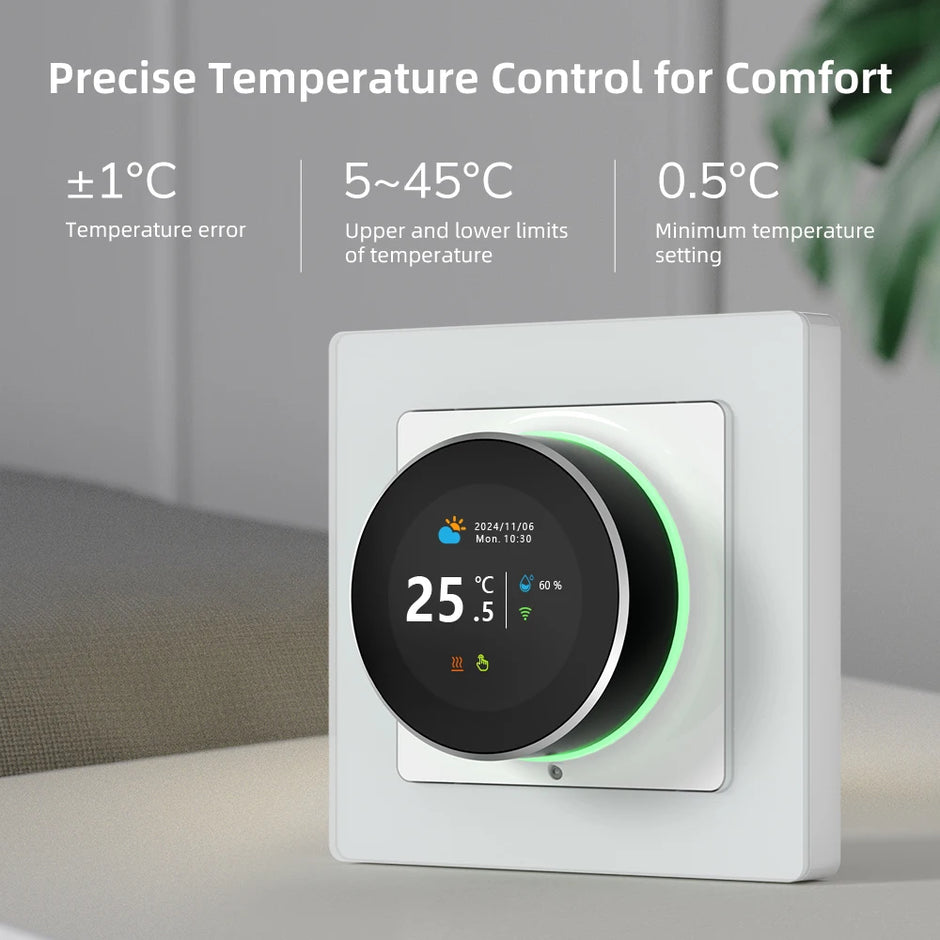 AVATTO Tuya WiFi Smart Knob Thermostat Electric Heating Water Gas Boiler Temperature Controller Works With Alexa Google Home