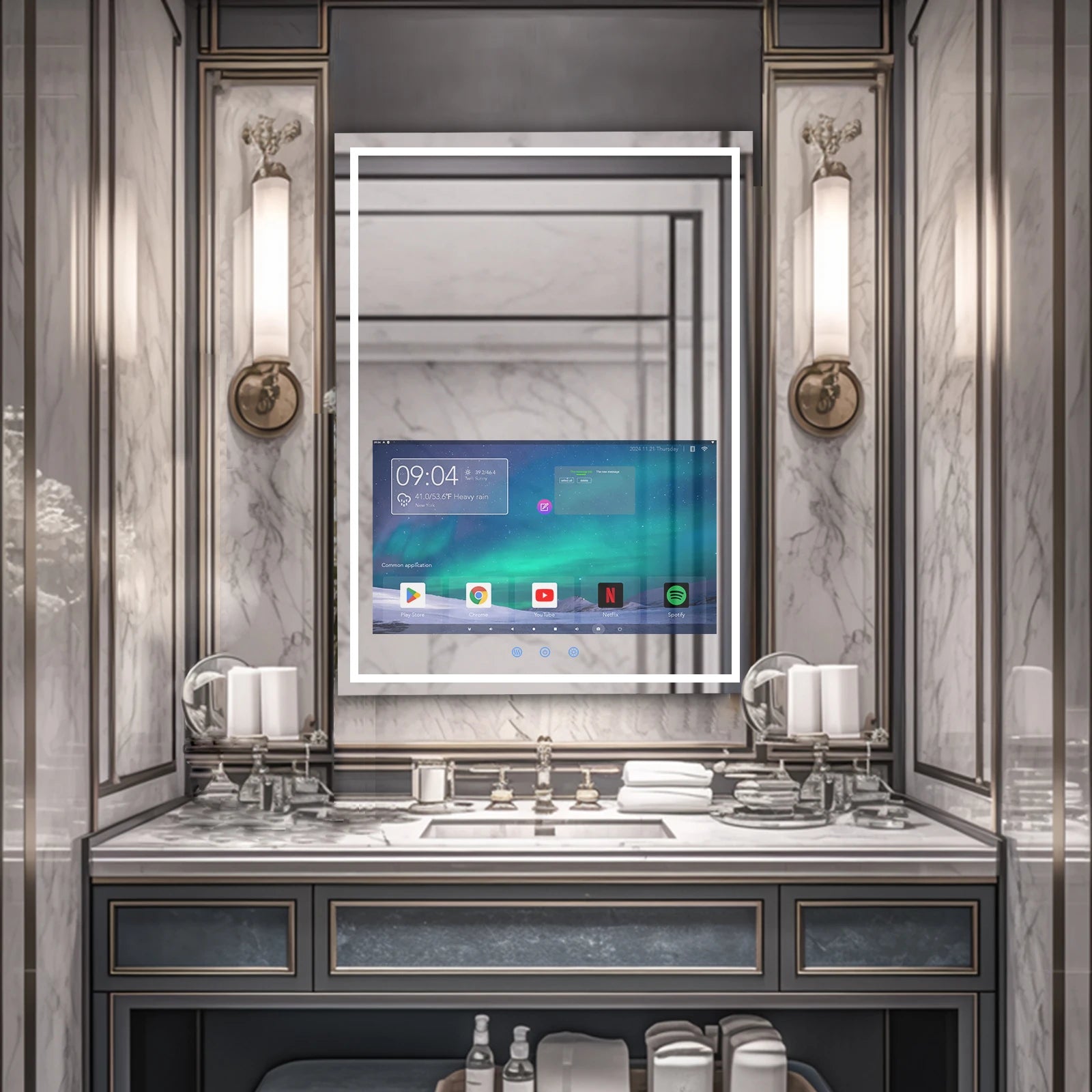 Smart Bathroom Vanity Mirror