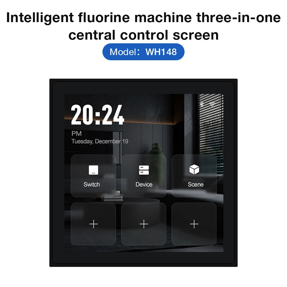 Smart Zigbee Thermostat - LED Touch Screen Climate Control for Heating, Cooling & Water Systems