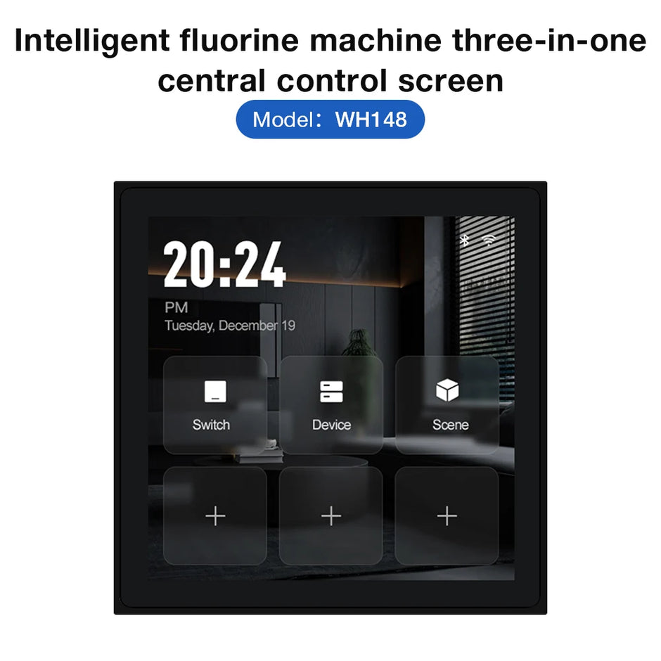 Smart Zigbee Thermostat - LED Touch Screen Climate Control for Heating, Cooling & Water Systems