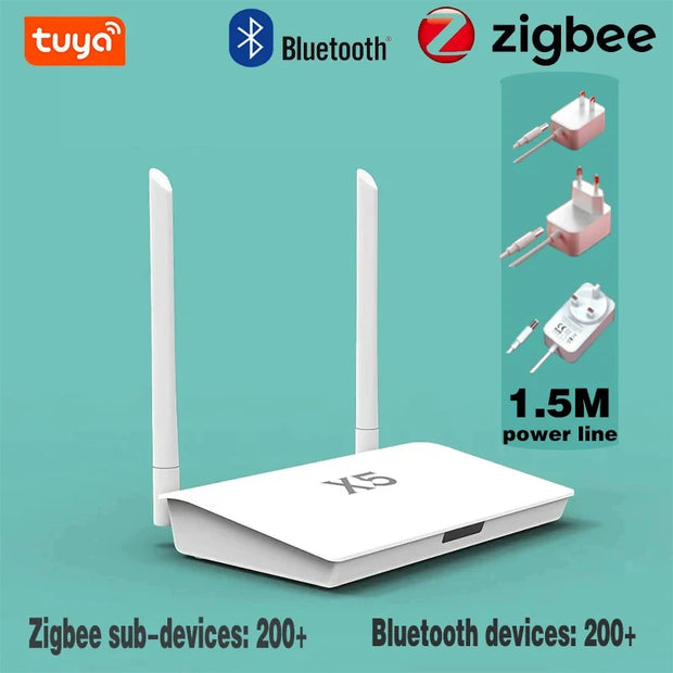 Tuya  Zigbee Hub X5/ Bluetooth 5.0 2-in-1 Gateway Smart Life