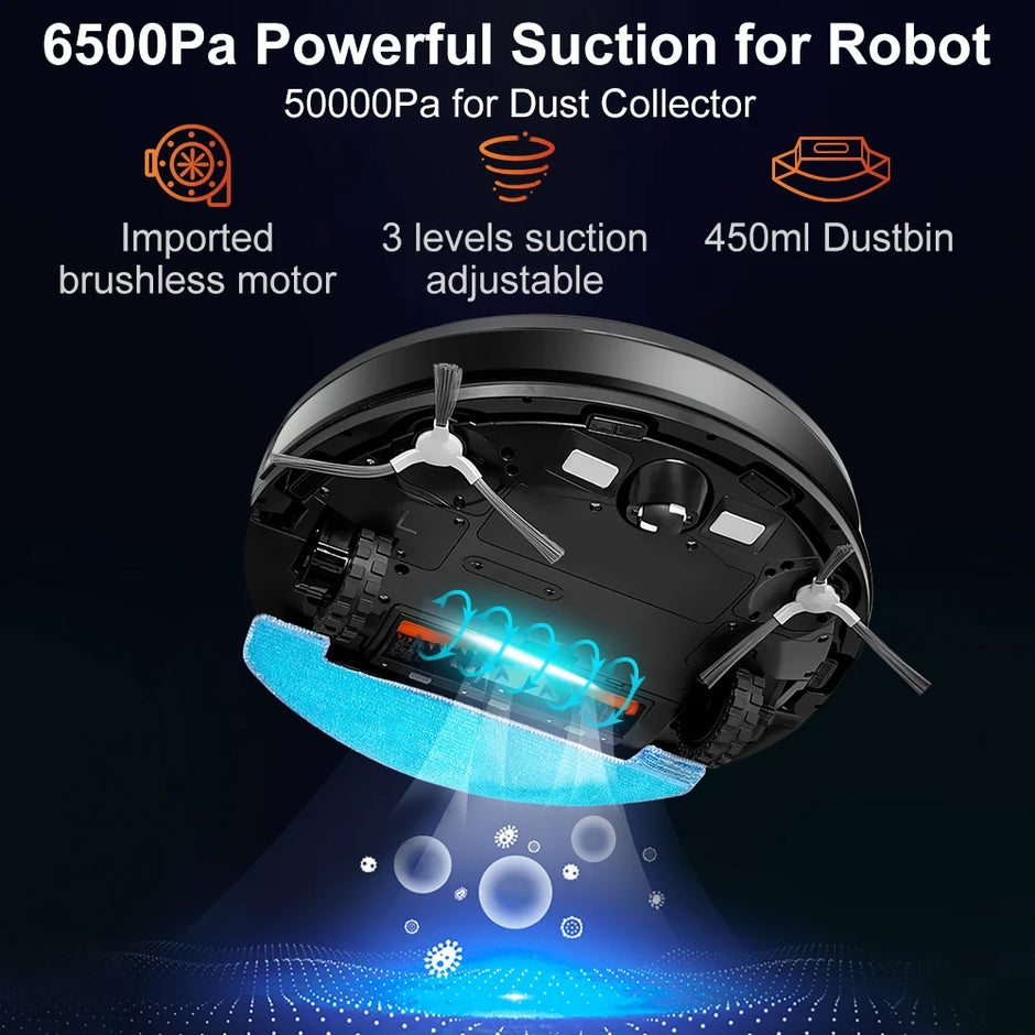 Robot Vacuum Cleaner K30 Self-cleaning dustbin