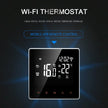 Multi-System Smart Thermostat Controls Electric Floor Heating/Gas Boilers via WiFi, Supports Voice&App Temperature Adjustment