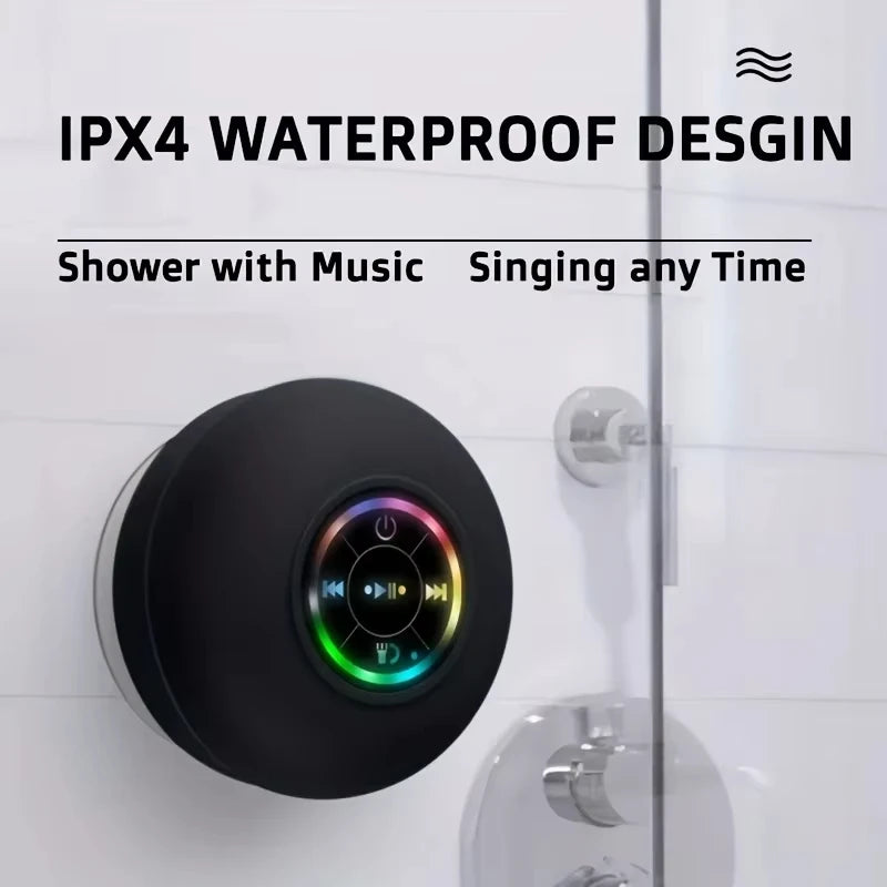 Hot New Bathroom Waterproof Wireless LED Bluetooth Speaker