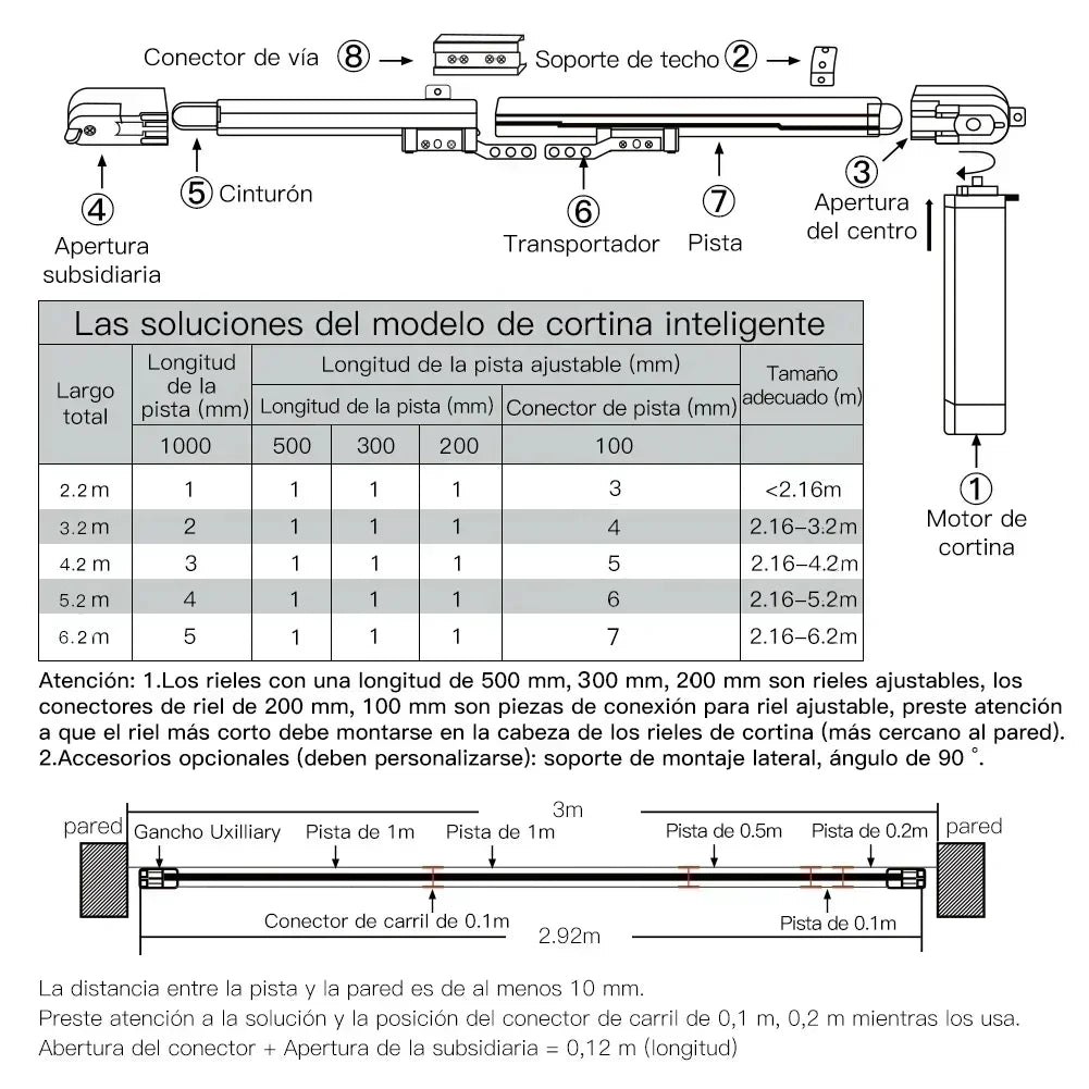 MOES WiFi/ZigBee Electric Curtain Motor