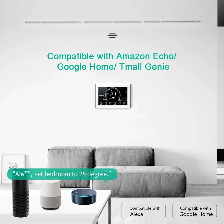 TUYA Wi-Fi Smart Large Colorful Screen Room  Air Thermostat