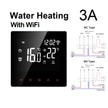 Multi-System Smart Thermostat Controls Electric Floor Heating/Gas Boilers via WiFi, Supports Voice&App Temperature Adjustment