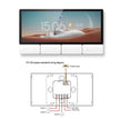 Tuya Smart Control Panel Zigbee Gateway 8 button Multi-function
