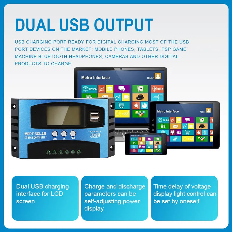 MPPT Solar Charge Street Light Controller