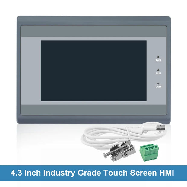 OSM 4.3" TFT LCD Touch Screen Modbus RS485 or 232 or 422 Communication DC10--30V HMI for Industrial Control PLC Programmable