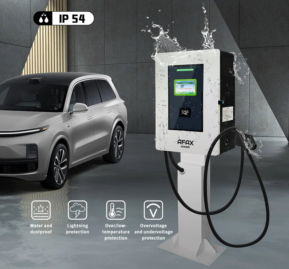 AFAX DC 30KW Electric Vehicle DC Charging Station Wall Mounted