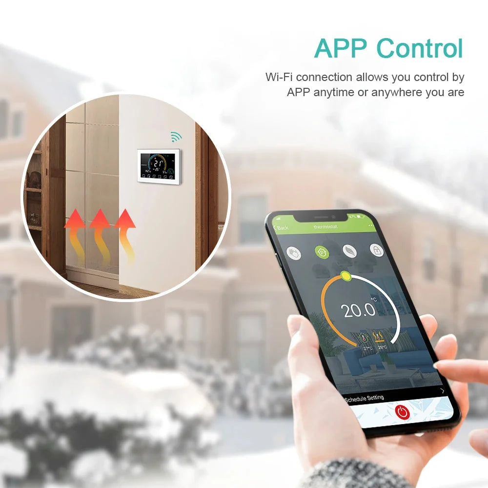 TUYA Wi-Fi Smart Large Colorful Screen Room  Air Thermostat
