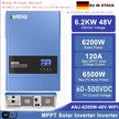 Hybrid Solar Inverter 6.2KW 48V Pure Sine Wave