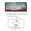 6 Inch Touch screen TUYA Home Smart Control Panel