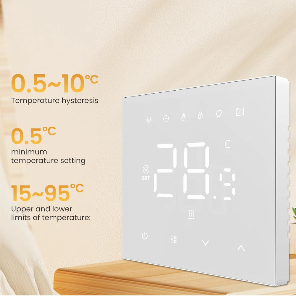 AVATTO Tuya Smartlife HD LED WiFi Thermostat Controller