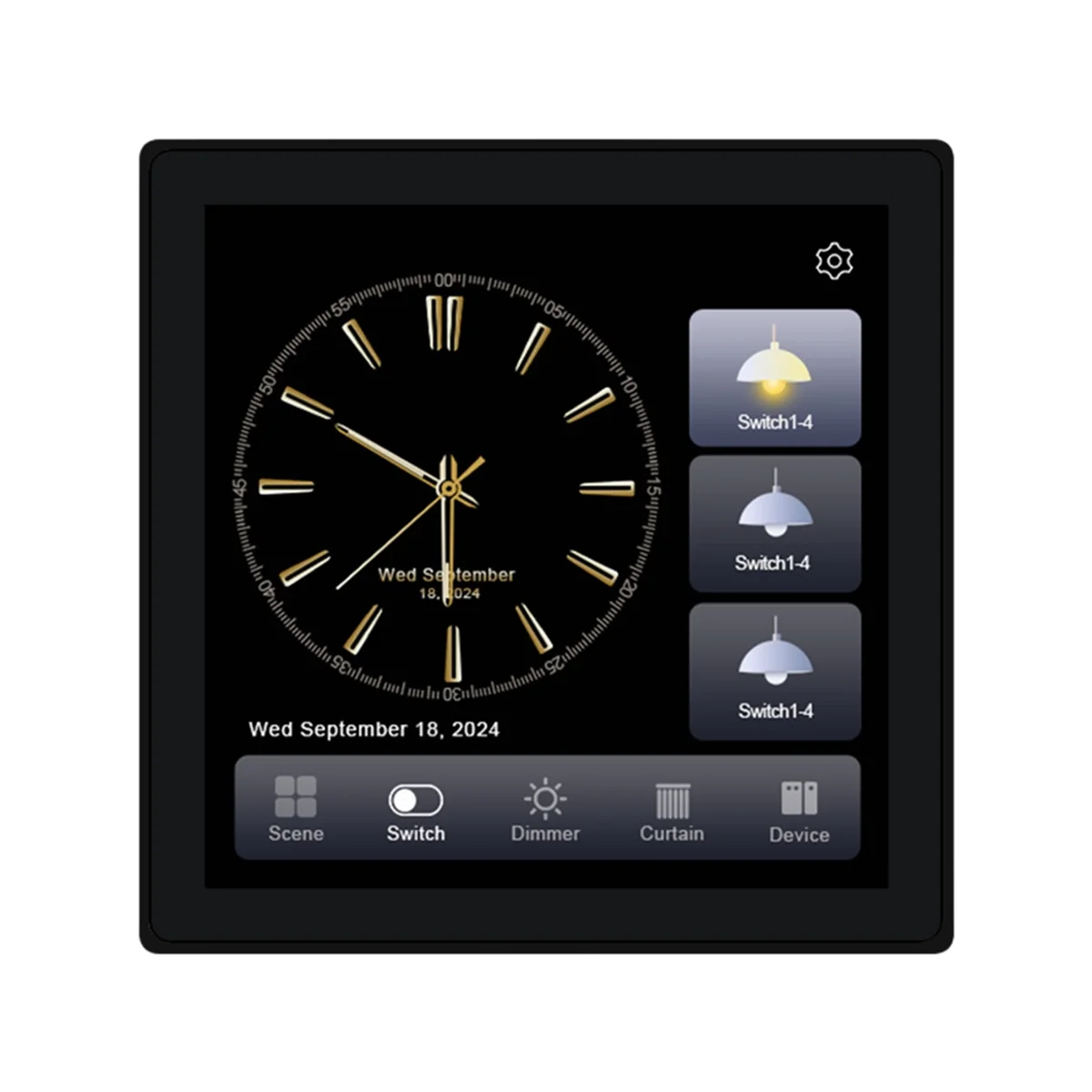 Tuya T3E Pro Smart Control Panel Switch Touch Screen Panel Switch