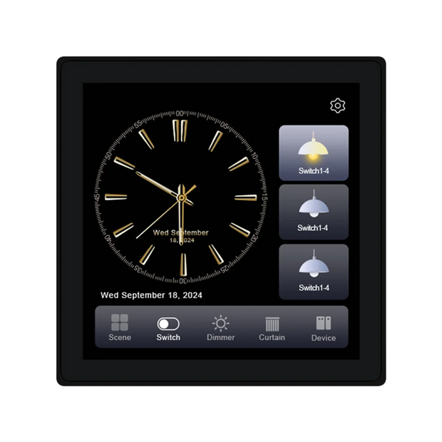 Tuya T3E Pro Smart Control Panel Switch Touch Screen Panel Switch