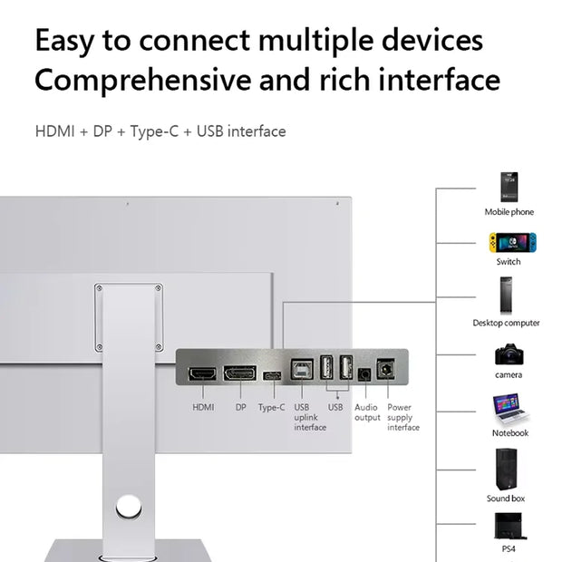 32-inch 4K 60Hz  IPS borderless desktop computer LCD screen