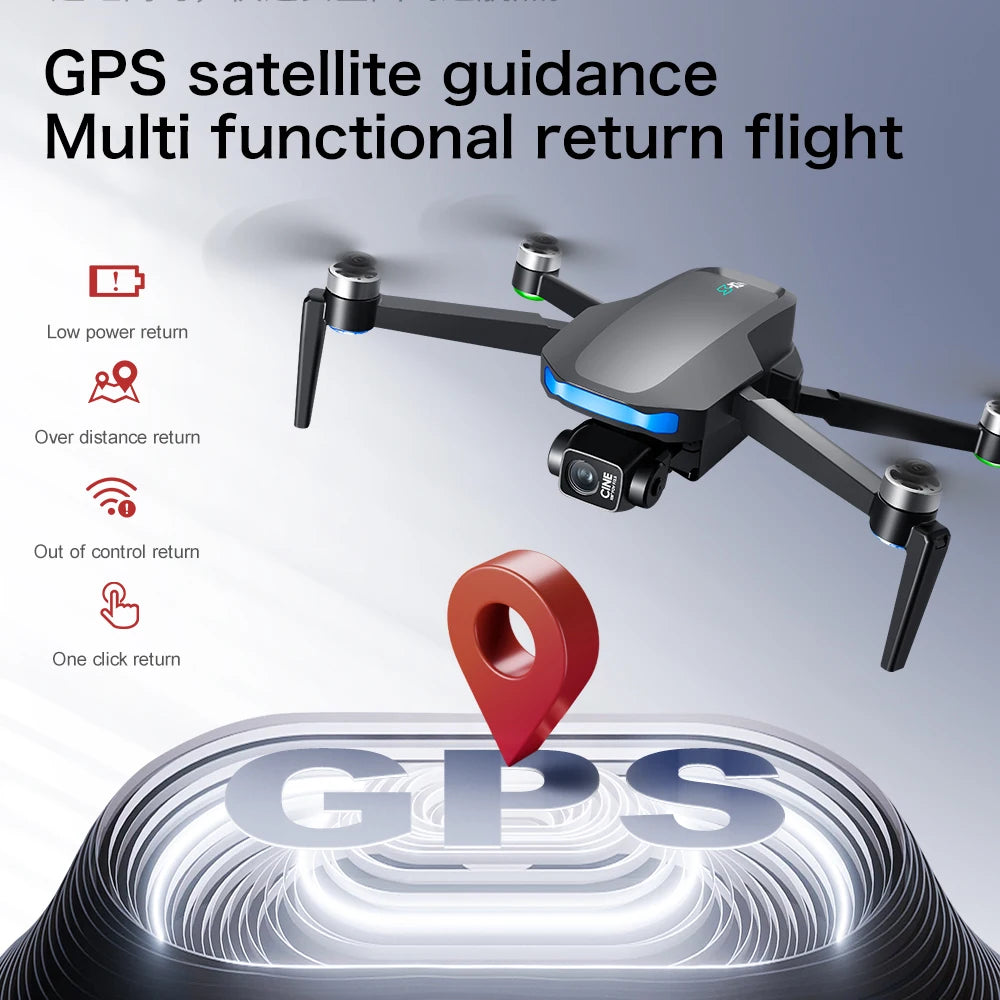 S-X1 MAX GPS Drone Professional 4K Camera Large Screen Remote Control Folding Drone