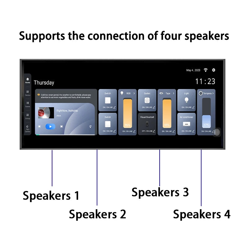 ALEXA Android 8.1 WIFI Tuya ZIGBEE  Smart Home