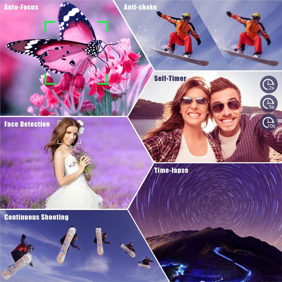 4K Professional Video SLR Camera 64MP